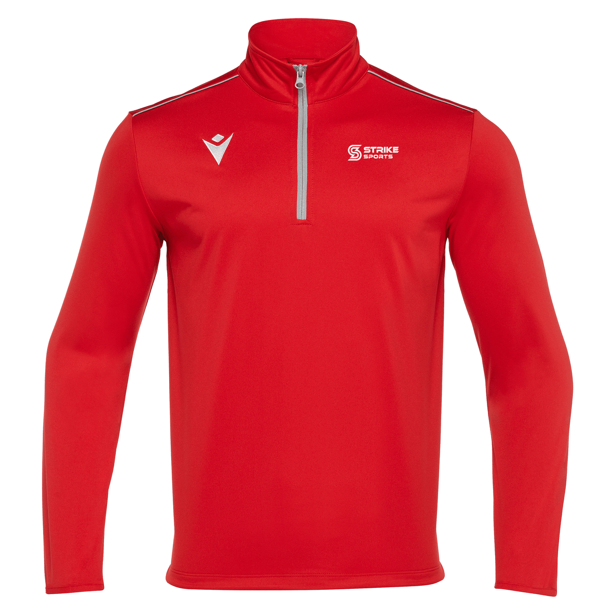 STRIKE SPORTS HAVEL 1/4 ZIP JUMPER RED